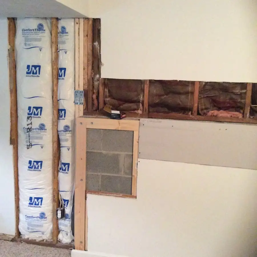 Wall insulation replacement during Contents Cleaning & Restoration in Medical Lake